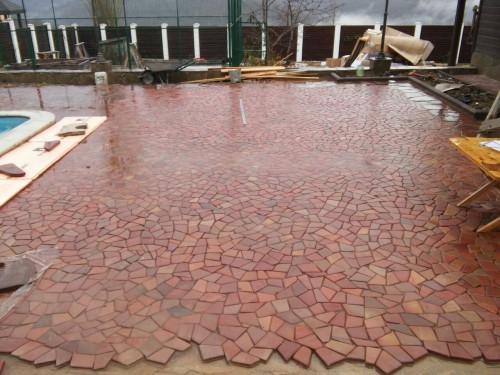  Песчаник брусчатка (Готика) art PSK-L-01  купить в Воронеже    2600 руб/кв.м    фото 