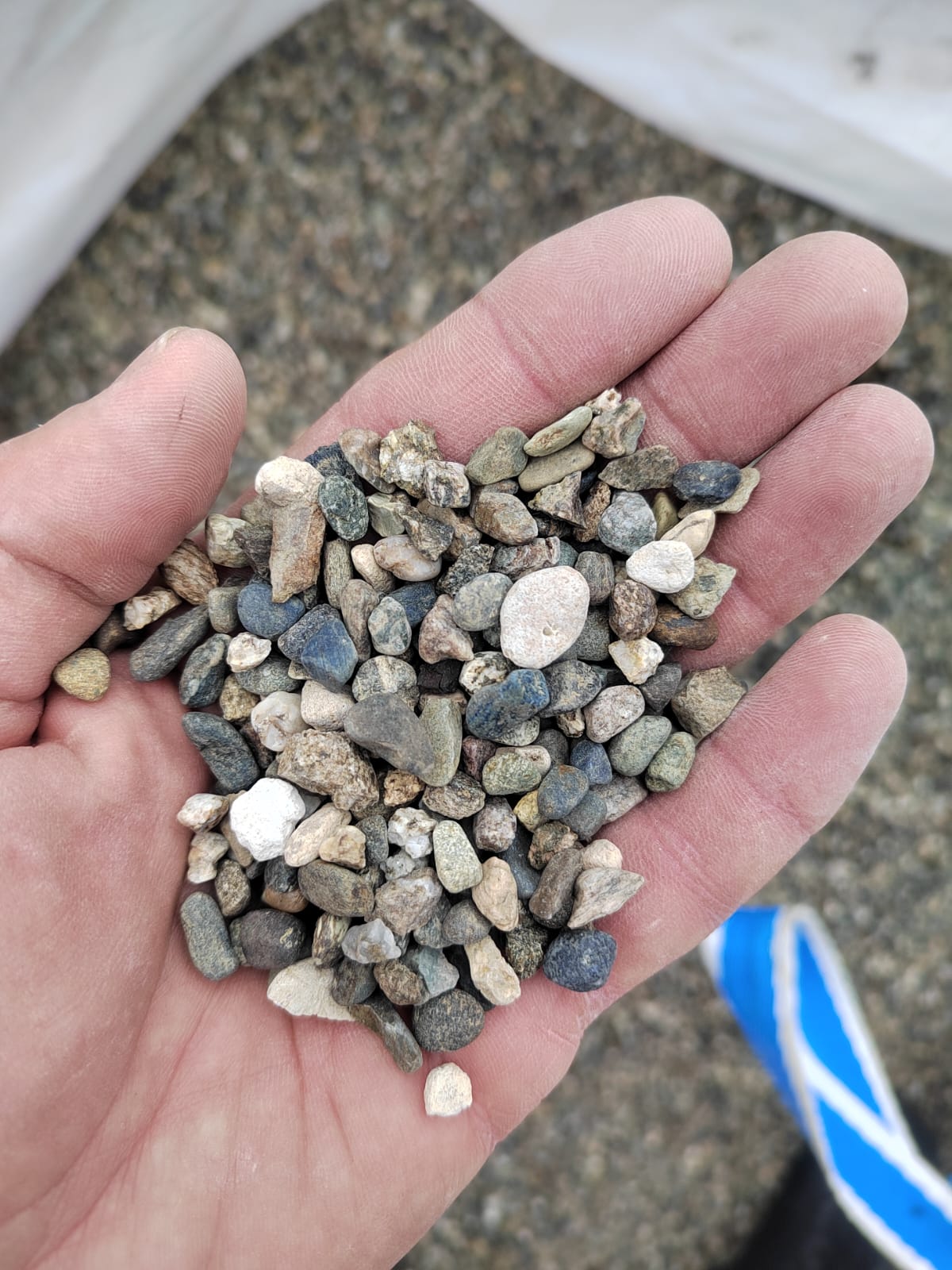  Галька речная окат (серая) фр.5-10 мм купить   в Воронеже галька речная серая, серый, темно-серый, светло-серый, коричневый речная окатанная галька декоративная ландшатфная 4000 руб/т   фото 