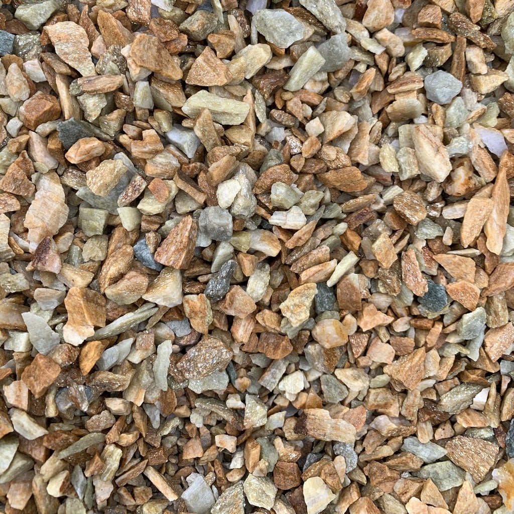  Щебень крошка желтый (ЗЛАТОЛИТ) фр. 5-10 мм.  купить  в Воронеже мрамор золотистый, бежевый, желтый каменная ландшафтная декоративная крошка здатолита 8 000 руб/т   фото 