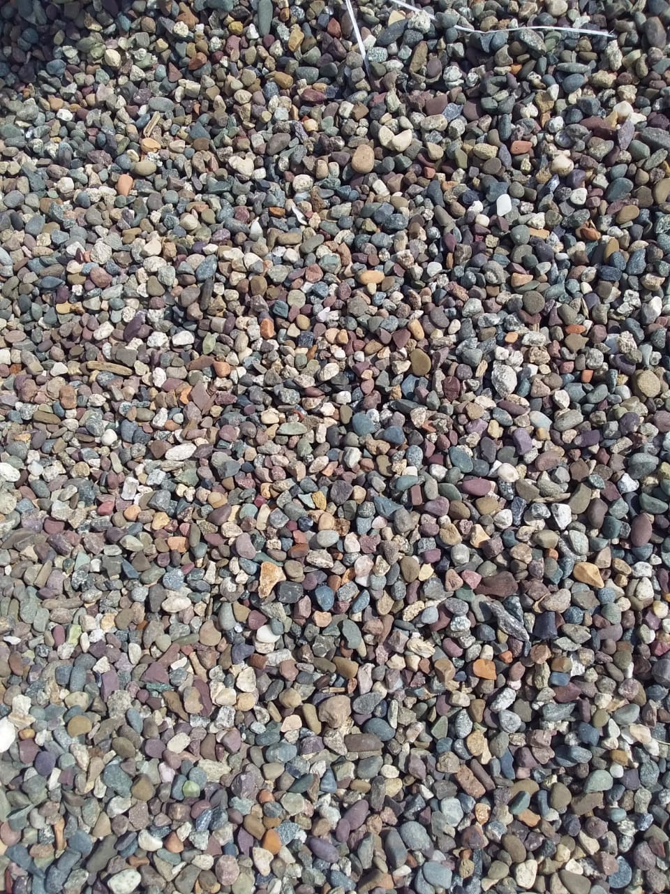  Галька речная окат цветная фр.5-10 мм. купить   в Воронеже галька речная белый, серый, красноватый, синий, темно-серый речная окатанная галька декоративная 5000 руб/т   фото 