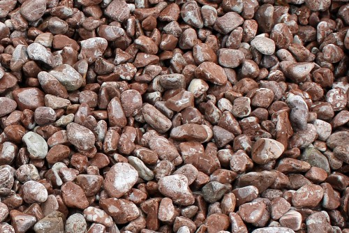  Розовая мраморная галька (щебень галтованный розовый) фр.40-70 мм.  купить  в Воронеже мрамор розовый, красный галтовка мраморная щебня 13500 руб/т   фото 