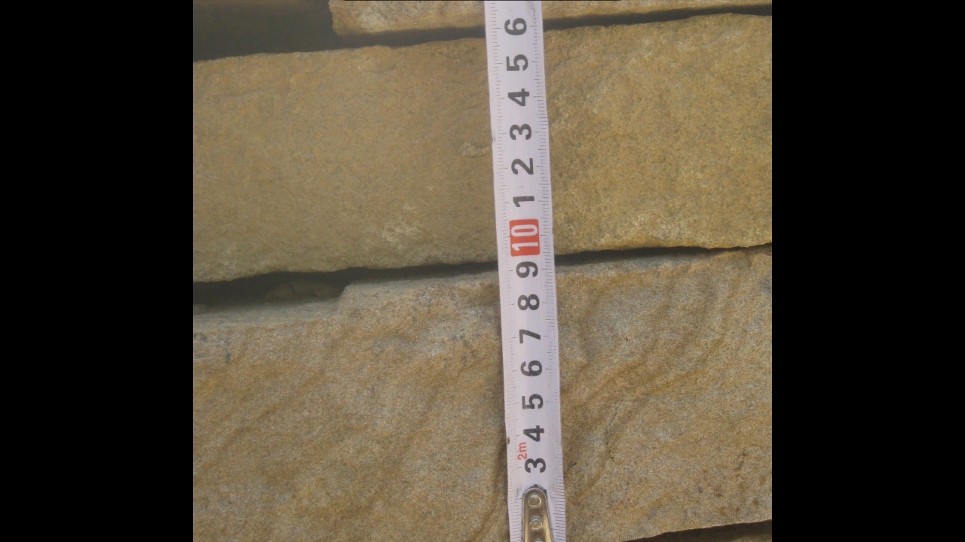 Песчаник пластушка желтый с рисунком (4-6 см)  купить  в Воронеже плитняк пластушка желтый с рисунком песчаник 9 000 руб/м3   фото 