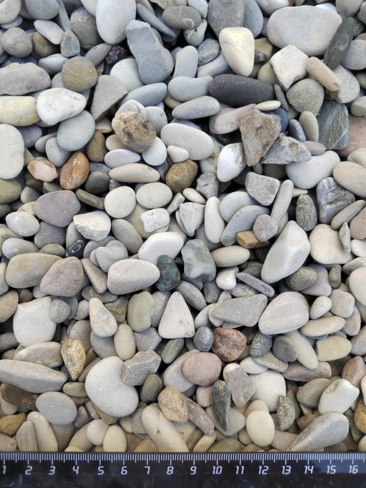 Галька черноморская фр. 10-20 мм.  купить с доставкой в Воронежу фото 