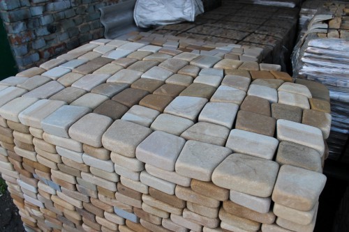  Песчаник брусчатка (Готика) art PSG-L-01  купить в Воронеже    2300 руб/кв.м   фото 