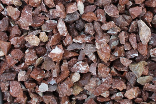  Мраморная крошка (щебень крошка розовый) фр. 20-40 мм.  купить  в Воронеже мрамор розовый, красный мраморная крошка декоративная 7700 руб/т   фото 